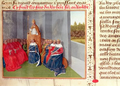 Urban II Preaching the Crusade at Clermont in the Presence of King Philippe I of France in 1095, from 